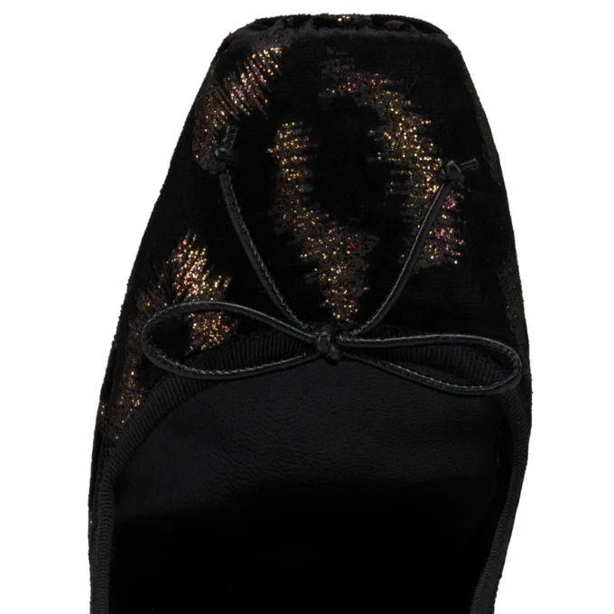 Cassia Nodo Alta – 160-mm-Pumps – bestickter Samt „Leo by Night“ – Schwarz – Damen Cassia Nodo Alta – 160-mm-Pumps – bestickter Samt „Leo by Night“ – Schwarz – Damen
