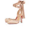 Cassia Schnürpumps – 100 mm Riemchenpumps – Krepp-Satin – Blush – Damen Cassia Schnürpumps – 100 mm Riemchenpumps – Krepp-Satin – Blush – Damen
