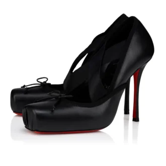 Cassiastic – 100-mm-Pumps – Lamm-Nappaleder – Schwarz – Damen