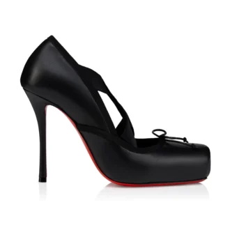Cassiastic – 100-mm-Pumps – Lamm-Nappaleder – Schwarz – Damen