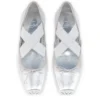 Cassiasticina – Ballerinas – Laminiertes Lamm-Nappaleder – Silber – Damen Cassiasticina – Ballerinas – Laminiertes Lamm-Nappaleder – Silber – Damen