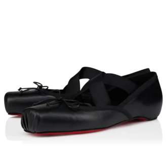 Cassiasticina – Ballerinas – Lamm-Nappaleder – Schwarz – Damen