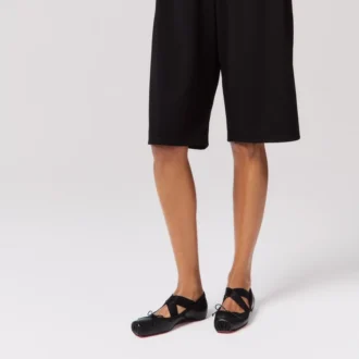 Cassiasticina – Ballerinas – Lamm-Nappaleder – Schwarz – Damen