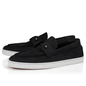 Chambeliboat – Schuhe – Nubukleder mit umgekehrter Narbung – Schwarz – Herren