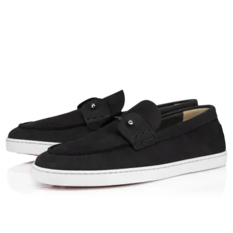 Chambeliboat – Schuhe – Nubukleder mit umgekehrter Narbung – Schwarz – Herren