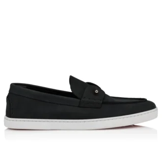 Chambeliboat – Schuhe – Nubukleder mit umgekehrter Narbung – Schwarz – Herren