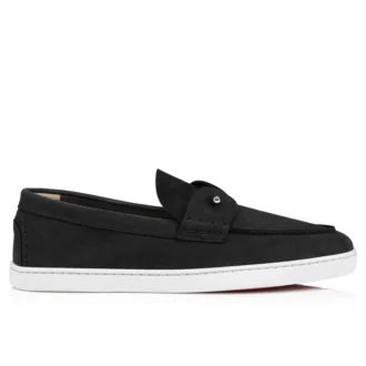 Chambeliboat – Schuhe – Nubukleder mit umgekehrter Narbung – Schwarz – Herren