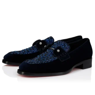 Chambelimoc Perla Night Strass – Slipper – Samt und Strass – Last Night – Herren