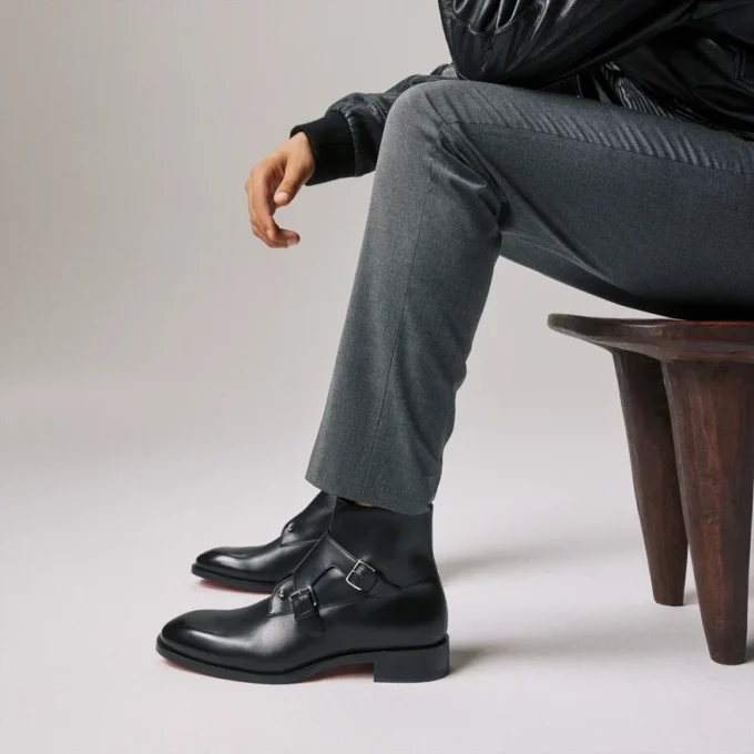 Chambelimonk Stiefel – Stiefel – Kalbsleder – Schwarz – Herren Chambelimonk Stiefel – Stiefel – Kalbsleder – Schwarz – Herren