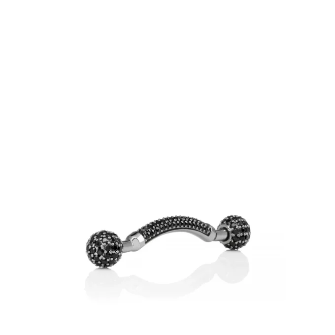 Chambelink Strass – Schmuck für Schuhe – Metall und Strass – Black Gun Chambelink Strass – Schmuck für Schuhe – Metall und Strass – Black Gun
