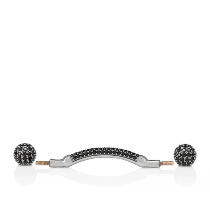 Chambelink Strass – Schmuck für Schuhe – Metall und Strass – Black Gun Chambelink Strass – Schmuck für Schuhe – Metall und Strass – Black Gun