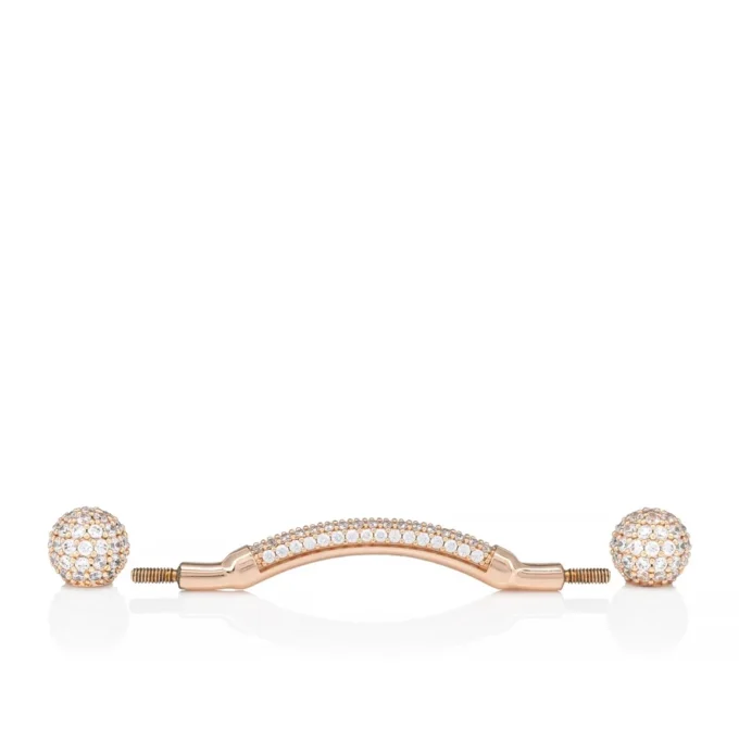 Chambelink Strass – Schmuck für Schuhe – Metall und Strass – Roségold Chambelink Strass – Schmuck für Schuhe – Metall und Strass – Roségold