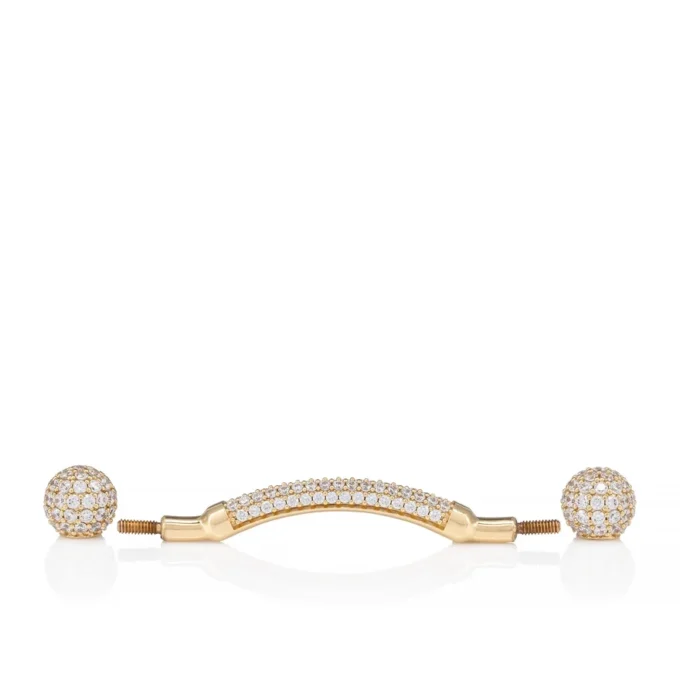 Chambelink Strass – Schuhschmuck – Metall und Strass – Gold Chambelink Strass – Schuhschmuck – Metall und Strass – Gold
