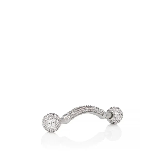 Chambelink Strass – Schuhschmuck – Metall und Strass – Silber Chambelink Strass – Schuhschmuck – Metall und Strass – Silber