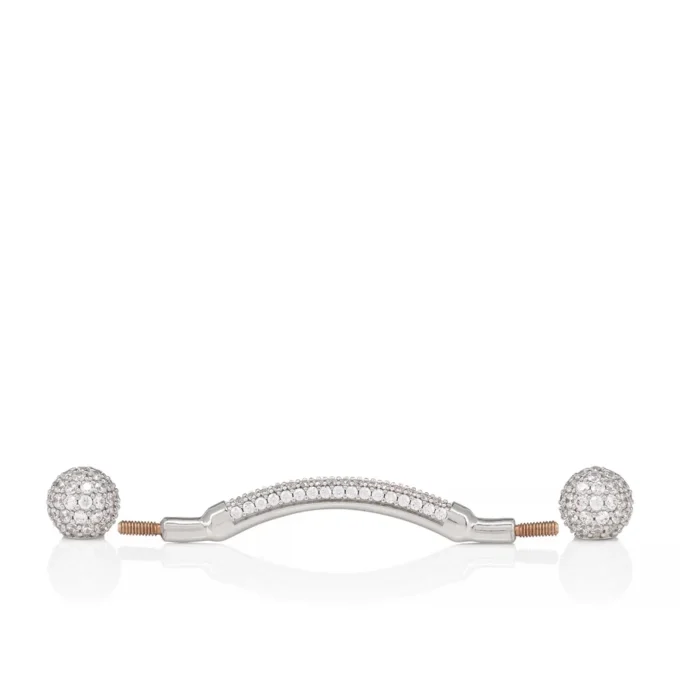 Chambelink Strass – Schuhschmuck – Metall und Strass – Silber Chambelink Strass – Schuhschmuck – Metall und Strass – Silber