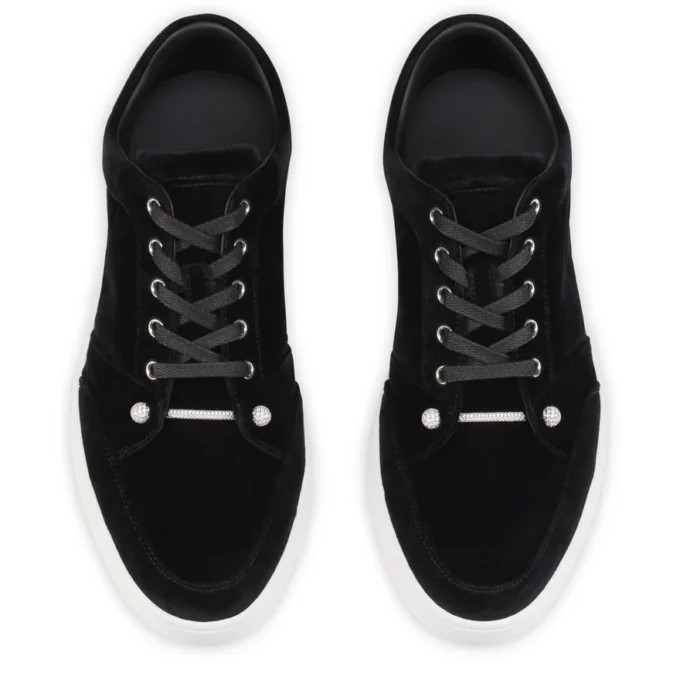 Chambelisneak Pin Strass – Sneaker – Samt – Schwarz – Herren Chambelisneak Pin Strass – Sneaker – Samt – Schwarz – Herren