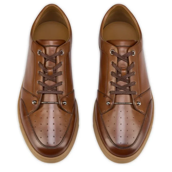 Chambelisneak – Sneaker – Patiniertes Kalbsleder – Havane – Herren Chambelisneak – Sneaker – Patiniertes Kalbsleder – Havane – Herren