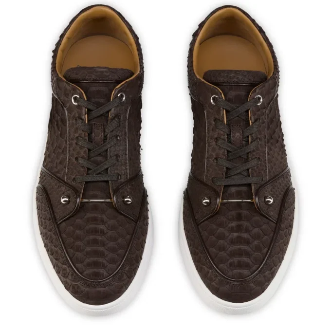 Chambelisneak – Sneaker – Pythonleder – Café – Herren Chambelisneak – Sneaker – Pythonleder – Café – Herren