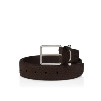 Chambeliss – Gürtel – Nubuk-Pythonleder – Cafa