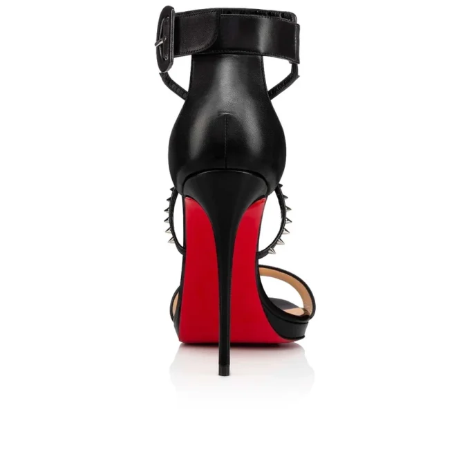 Choca Lux – 120 mm Riemchensandalen – Ziegenleder – Schwarz – Damen Choca Lux – 120 mm Riemchensandalen – Ziegenleder – Schwarz – Damen
