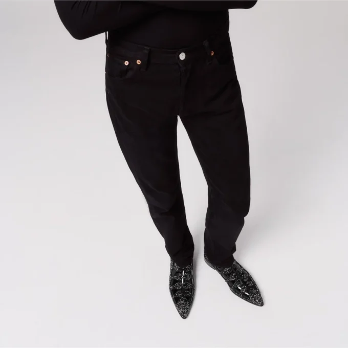 Circus Booty Perla – Stiefel – Wildleder und Strass, Lackkalbsleder – Schwarz – Herren Circus Booty Perla – Stiefel – Wildleder und Strass, Lackkalbsleder – Schwarz – Herren