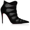 Circus Max – 100 mm niedrige Stiefel – Kalbsvelours, Mesh und Ziegenleder – Schwarz – Damen Circus Max – 100 mm niedrige Stiefel – Kalbsvelours, Mesh und Ziegenleder – Schwarz – Damen