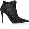 Circus Max Perla – 100 mm niedrige Stiefel – Wildleder, Mesh und Strass – Schwarz – Damen Circus Max Perla – 100 mm niedrige Stiefel – Wildleder, Mesh und Strass – Schwarz – Damen