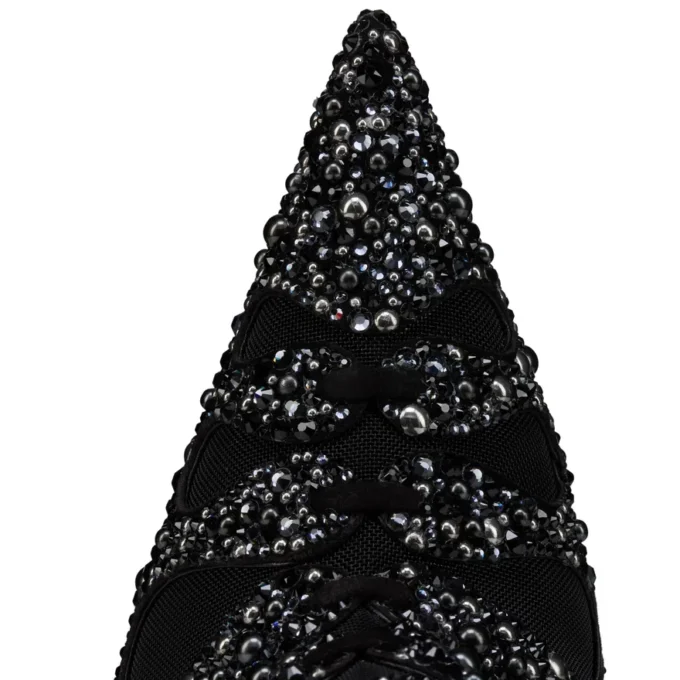 Circus Max Perla Botta Alta – 100 mm Overknee-Stiefel – Wildleder, Mesh und Strass – Schwarz – Damen Christian Louboutin Vereinigte Staaten Circus Max Perla Botta Alta – 100 mm Overknee-Stiefel – Wildleder, Mesh und Strass – Schwarz – Damen Christian Louboutin Vereinigte Staaten