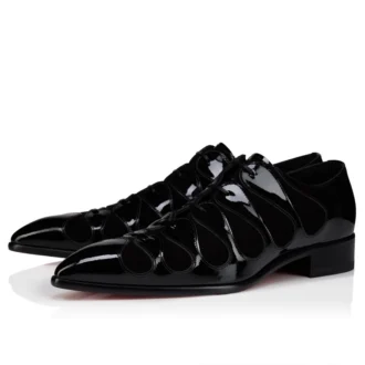 Circus – Oxfords – Lackkalbsleder – Schwarz – Herren