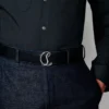 CL-Logo – Gürtel – Kalbsleder – Schwarz CL-Logo – Gürtel – Kalbsleder – Schwarz