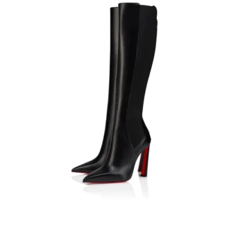 Condodo Botta – 100-mm-Stiefel – Kalbsleder – Schwarz – Damen