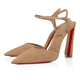 Condora Riviera – 100-mm-Pumps – Veau Velours – Lionne – Damen