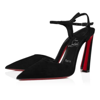 Condora Riviera – 100-mm-Pumps – Veau Velours – Schwarz – Damen