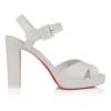 Cora – 100-mm-Sandalen – Lamm-Nappaleder – Bianco – Damen Cora – 100-mm-Sandalen – Lamm-Nappaleder – Bianco – Damen