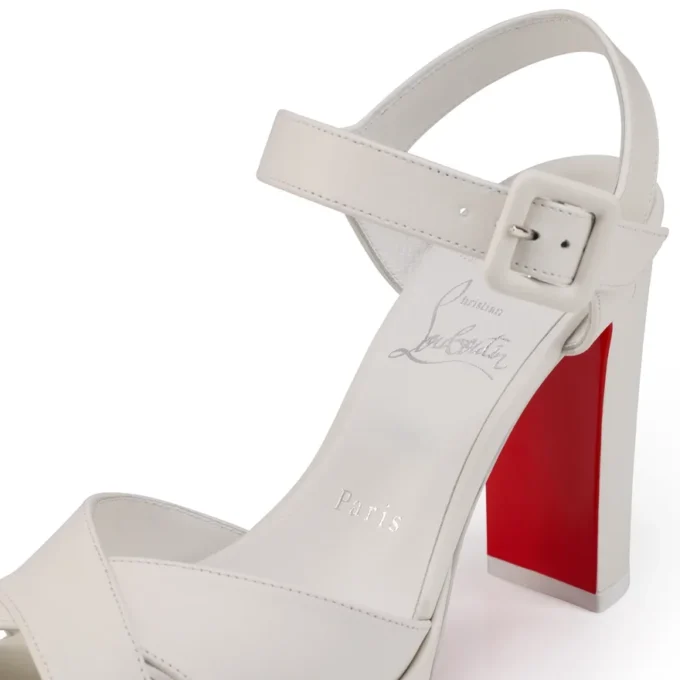 Cora – 100-mm-Sandalen – Lamm-Nappaleder – Bianco – Damen Cora – 100-mm-Sandalen – Lamm-Nappaleder – Bianco – Damen