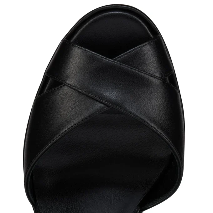 Cora – 100-mm-Sandalen – Lamm-Nappaleder – Schwarz – Damen Cora – 100-mm-Sandalen – Lamm-Nappaleder – Schwarz – Damen