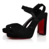Cora – 100-mm-Sandalen – Veau-Velours – Schwarz – Damen Cora – 100-mm-Sandalen – Veau-Velours – Schwarz – Damen