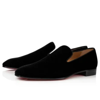 Dandelion – Loafer – Samt – Schwarz – Herren