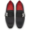 Dandelion Red Carpet – Mokassins – Krepp-Satin – Schwarz – Herren Dandelion Red Carpet – Mokassins – Krepp-Satin – Schwarz – Herren