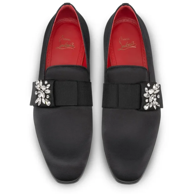 Dandelion Red Carpet – Mokassins – Krepp-Satin – Schwarz – Herren Dandelion Red Carpet – Mokassins – Krepp-Satin – Schwarz – Herren