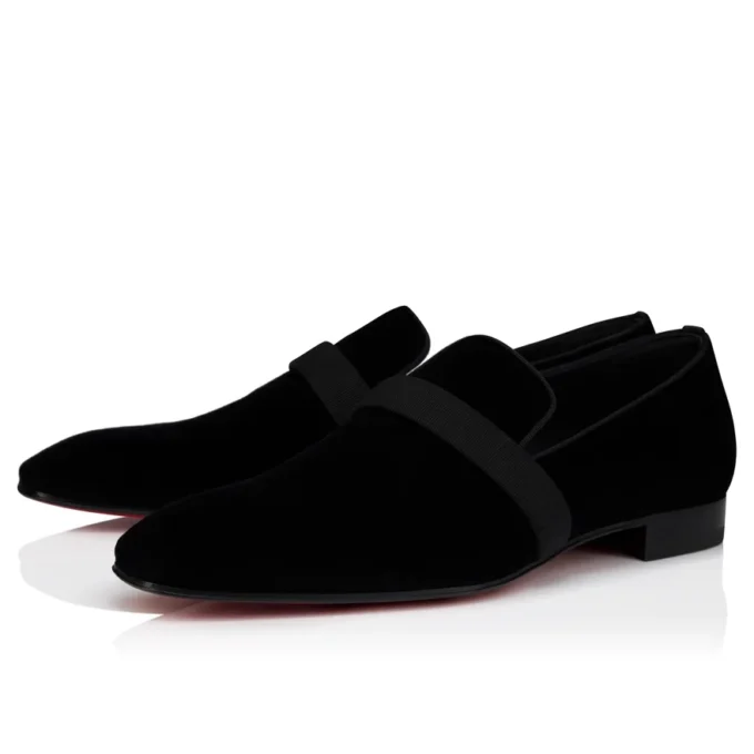 Dandydeco – Slipper – Samt – Schwarz – Herren Dandydeco – Slipper – Samt – Schwarz – Herren
