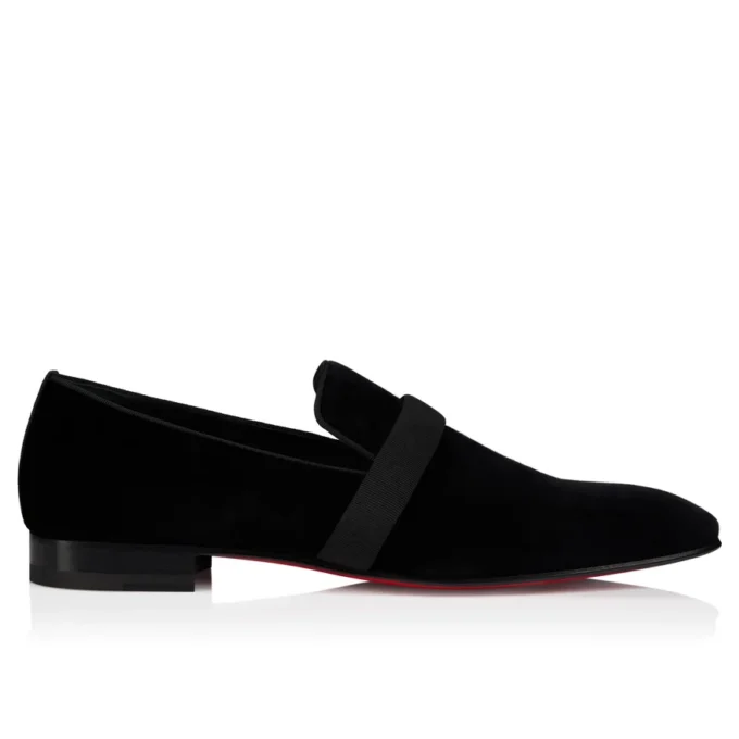 Dandydeco – Slipper – Samt – Schwarz – Herren Dandydeco – Slipper – Samt – Schwarz – Herren