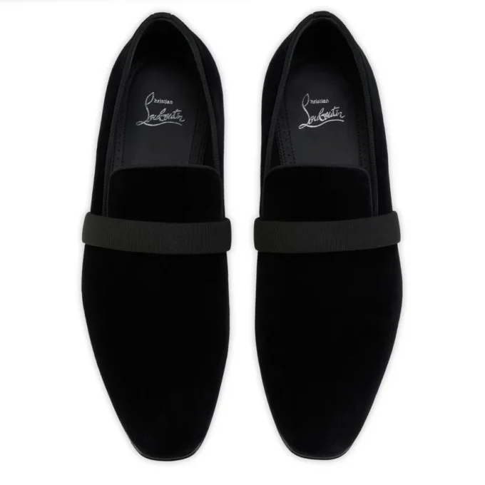 Dandydeco – Slipper – Samt – Schwarz – Herren Dandydeco – Slipper – Samt – Schwarz – Herren