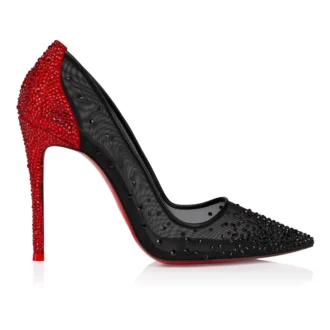 Degrastrass Red Carpet – 100-mm-Pumps – Mesh – Schwarz – Damen