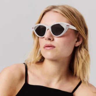 Diamond Kate Lb0031 – Sonnenbrille – Acetat – White Smoke – Damen