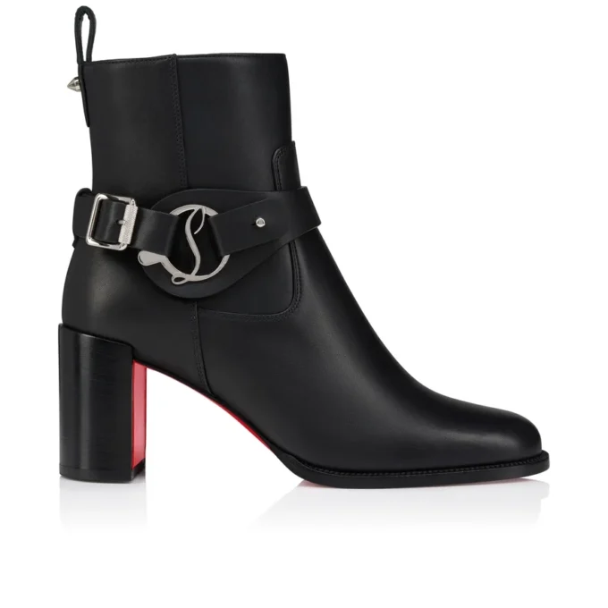 Dianouchette – 70 mm niedrige Stiefel – Kalbsleder – Schwarz – Damen Dianouchette – 70 mm niedrige Stiefel – Kalbsleder – Schwarz – Damen