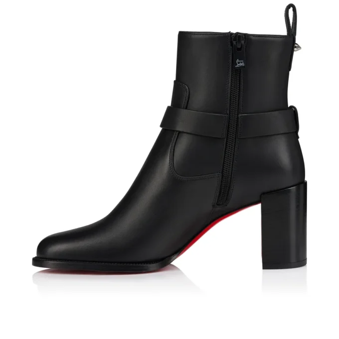 Dianouchette – 70 mm niedrige Stiefel – Kalbsleder – Schwarz – Damen Dianouchette – 70 mm niedrige Stiefel – Kalbsleder – Schwarz – Damen