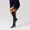 Dianouchette Botta – 70-mm-Stiefel – Kalbsleder – Schwarz – Damen Dianouchette Botta – 70-mm-Stiefel – Kalbsleder – Schwarz – Damen