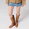 Dianouchette Botta – Stiefel – Gewachstes Kalbsleder – Terra – Damen Dianouchette Botta – Stiefel – Gewachstes Kalbsleder – Terra – Damen