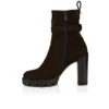 Dianouchette Lug – 100 mm niedrige Stiefel – Kalbsleder mit umgekehrter Narbung – Café – Damen Dianouchette Lug – 100 mm niedrige Stiefel – Kalbsleder mit umgekehrter Narbung – Café – Damen